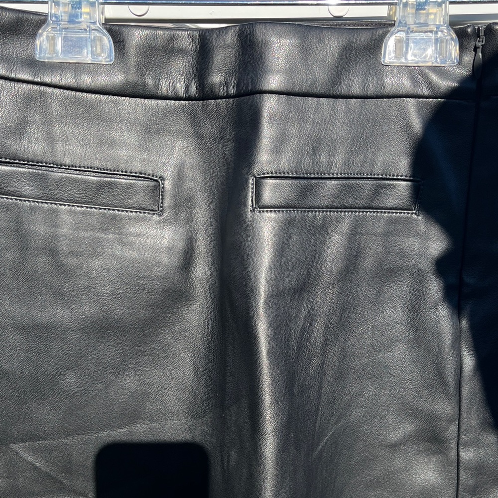 GAP Girls Faux-Leather Black Skirt